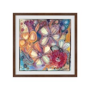 Floral Fancy | Framed Art Print by Annie Ross