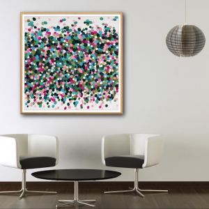 Floral Pebble Bay | Limited Edition Print | Framed