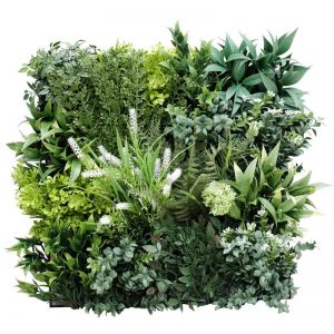 Flowering Bespoke Vertical Garden | Green Wall UV Resistant | Sample | 45cm x 45cm