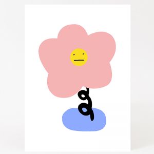 Flowers Face | A5 Print