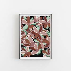 Flowers for Days 1 in Earth Multi Print by Pick a Pear | Unframed