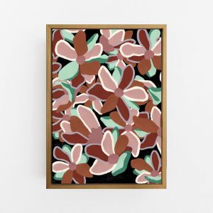 Flowers for Days 1 in Earth Multi Wall Art Print | by Pick a Pear | Canvas