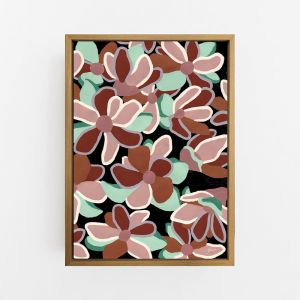 Flowers for Days 2 in Earth Multi Wall Art Print | by Pick a Pear | Canvas