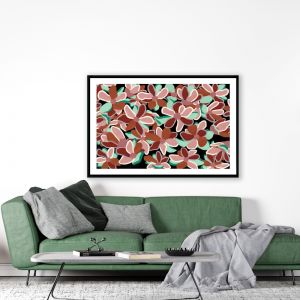 Flowers for Days in Earth Multi Fine Art Print | by Pick a Pear | Framed