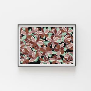 Flowers for Days in Earth Multi Print by Pick a Pear | Unframed