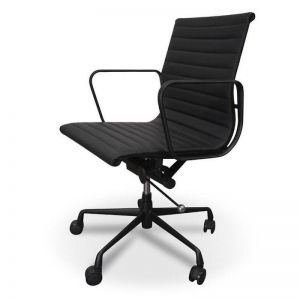 Floyd Low Back Office Chair | Full Black