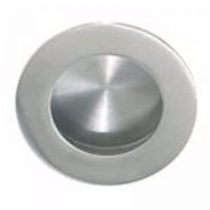 Flush Pull | Round | Polished Stainless Steel