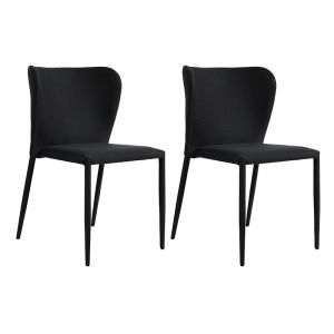 Foley Dining Chair | Set of 2 | Black