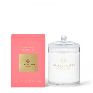 Forever Florence Wild Peonies & Lily 380g Soy Candle