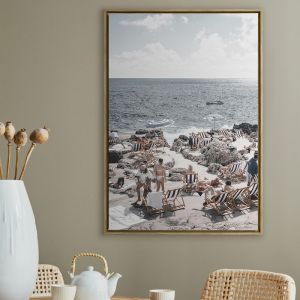 Forever Vacation | Framed Canvas Art Print