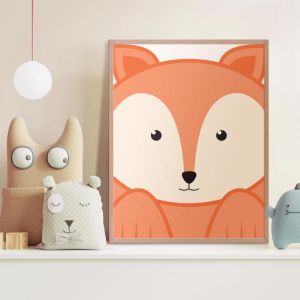 Fox Face | Framed Print by Little Laneway