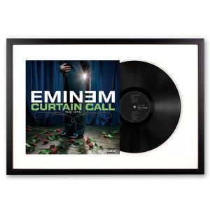 Framed Eminem Curtain Call | Double Vinyl Album Art