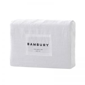 French Flax Linen Sheet Set - Ivory