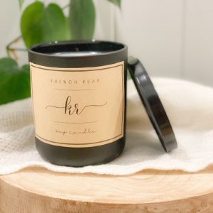 French Pear Soy Candle | 400G | Black