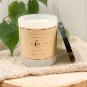 French Pear Soy Candle | 400G | White