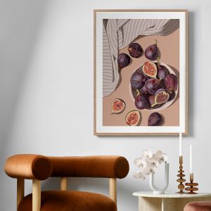 Fresh Figs | Framed Art Print