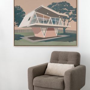 Futura House | Canvas Print