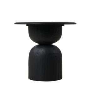 Gabriel Round Side Table | Black