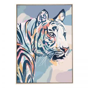 Galia Tiger | Framed Canvas Print