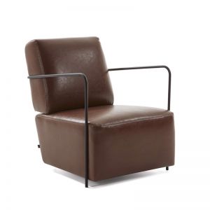 Gamer Accent Chair | Rust Brown