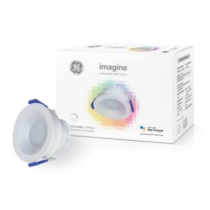 GE Imagine 9W RGB LED Dimmable Smart Downlight in White | Beacon Lighting