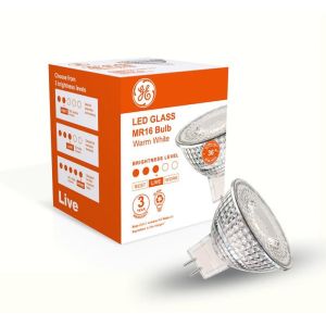 Ge Led Glass Mr16 4.5W Warm White 400Lm | Beacon Lighting