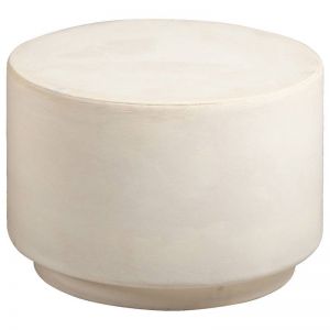 Geneva Concrete Side Table | 50x35cm | Milky White | Schots