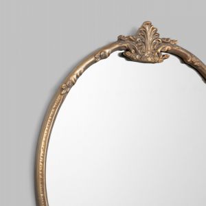 Germaine Antique Round Mirror