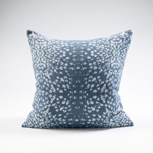 Glacier Reversible Cushion | Navy/White