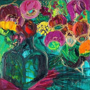 Grandiflora I | Canvas Print by Kerry Bruce