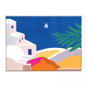 Greece Living | Boxed Canvas Print