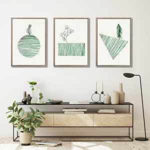Grounded 2 | Set of 3 Art Prints | Unframed