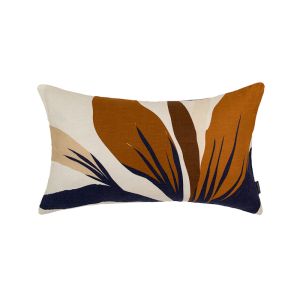 Grounded Linen Lumbar Cushion | 50X30cm