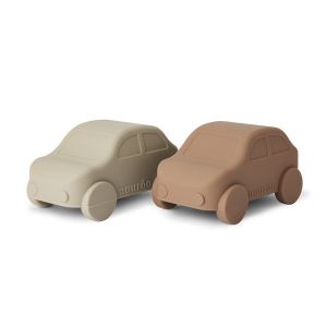 Gry Silicone Play car | Cobblestone Mix | 2 pack