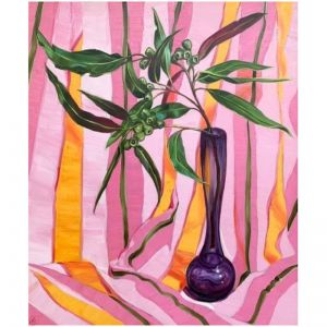 Gumnut Stripes and the Tall Vase by Alicia Cornwell | Ltd Edition Print