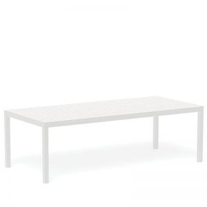 Halki Outdoor Table | Matt White | 220cm x 100cm