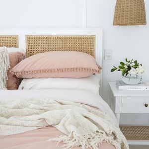 Hamilton Cane Bed | Various Sizes | Low End | White | PREORDER