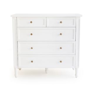 Hamilton Dresser | White | 5 Drawer | PREORDER