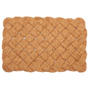 Handmade Natural Rope Doormat | 100% Coir | Knotted