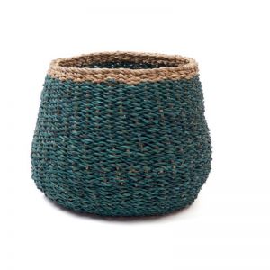 Handmade Seagrass Decorative Indoor Planter Basket Storage | Ajni Blue