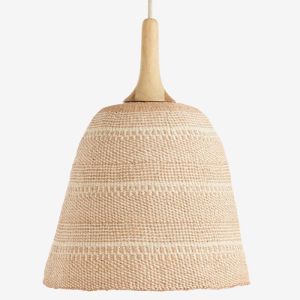 Handwoven Pendant Light by Her Hands | Large | Coastal Collection