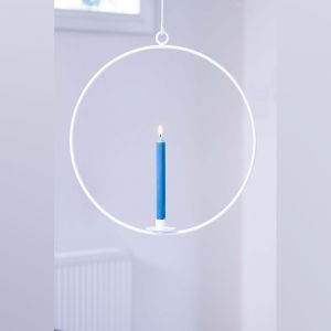 Hanging Candle Ring | White | 45CM
