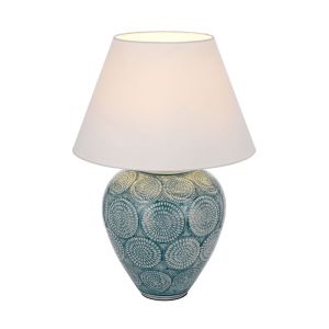 Hannah Table Lamp | Blue and White