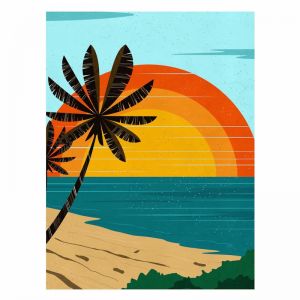 Hawaii Sunset | Framed Art Print on Acrylic