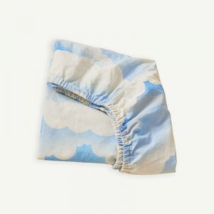 Head in the Clouds Hemp/Organic Cotton Bassinet Sheet/Changing Pad Cover