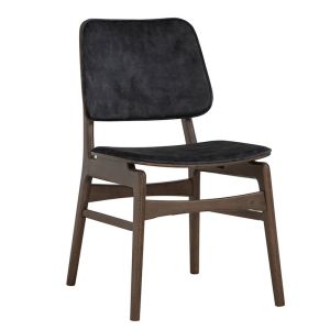 Heath Dining Chair | Walnut & Charcoal