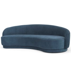 Henry 3 Seater Fabric Sofa | Dusty Blue