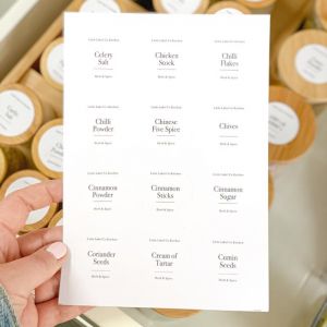 Herb & Spice Stickers (84 pack)