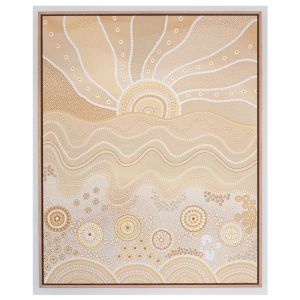 Here Comes the Sun | Framed Limited Edition Canvas Print by Daisy Hill