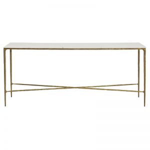 Heston Marble Console Table | Large | Brass